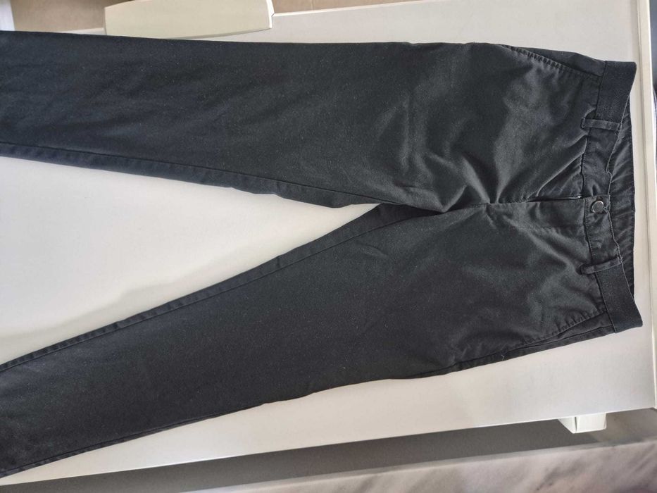 pantaloni eleganti Zara, negru, marime S