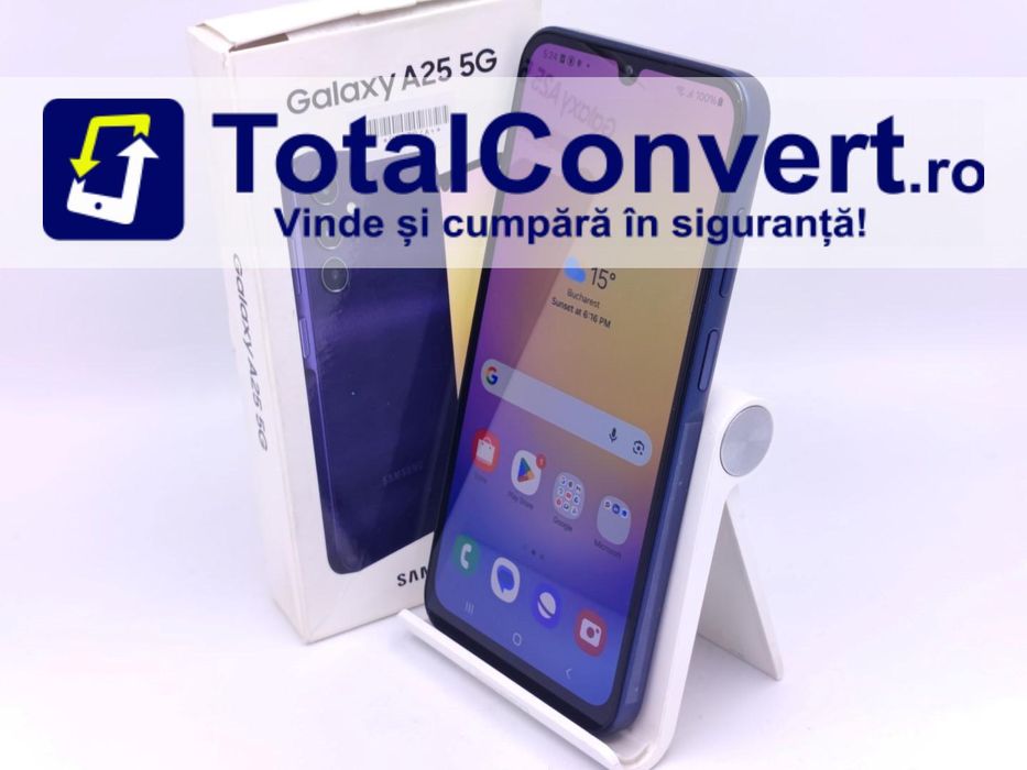 Samsung A25 5G 128GB Blue Black 6GB Dual, Garantie 24 luni | #D91629