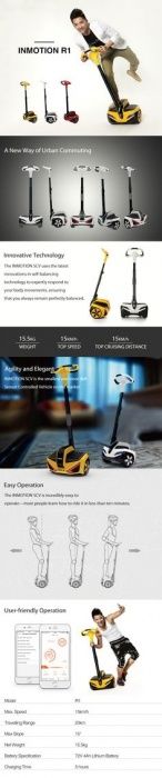 Segway mini scuter electric INMOTION R1EX