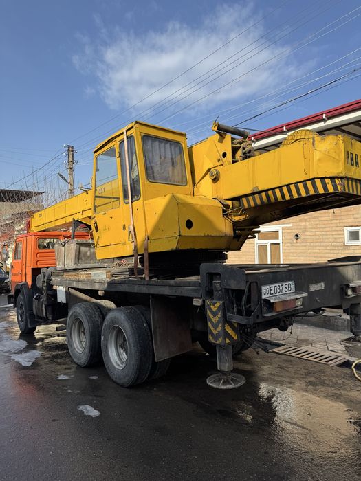 Авто кран Камаз Ивановец 25тон 21 метор