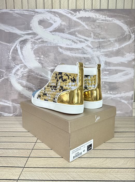 Christian Louboutin High Snake Steel