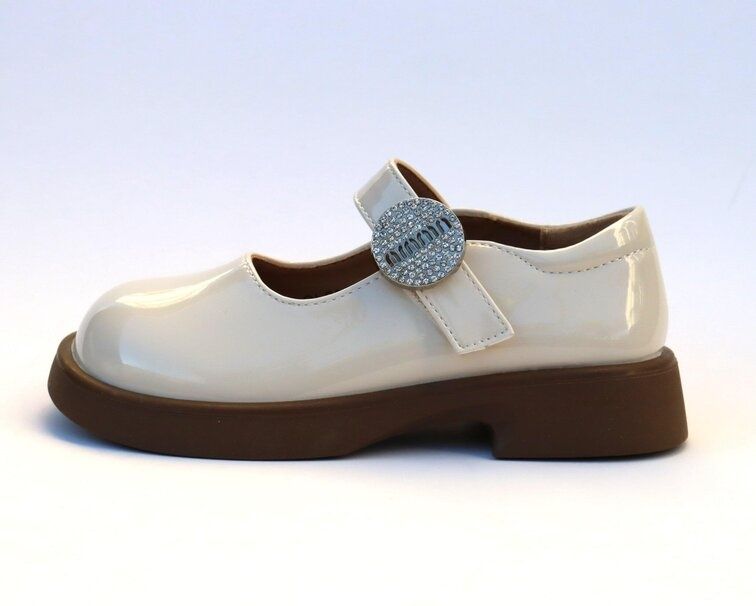 НОВО! Детски официални обувки- бежови