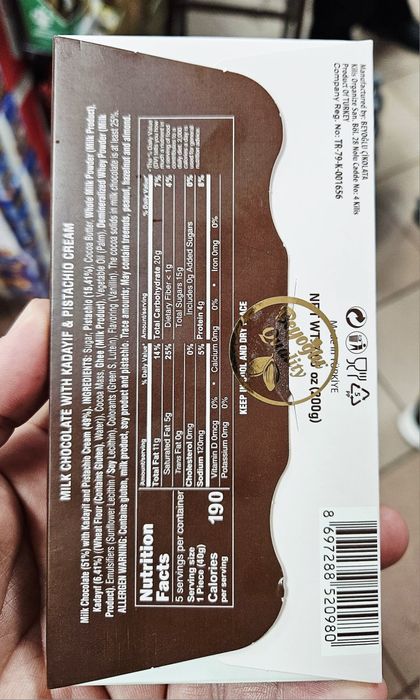 Dubaco, Dubai chocolate, 200 gr