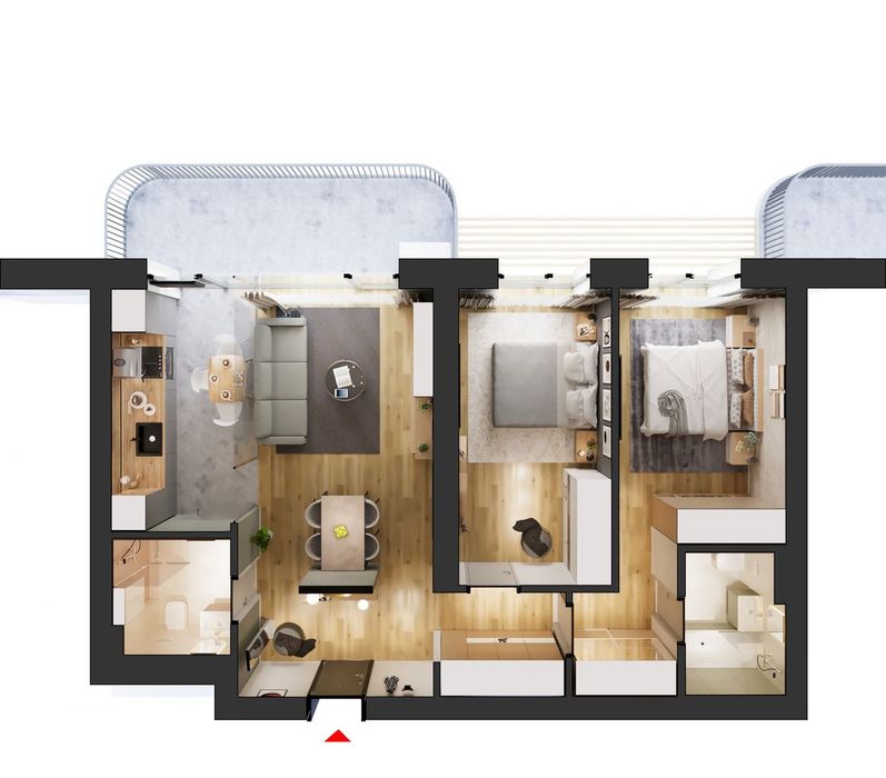HILS Sunrise 3 camere tip 3A