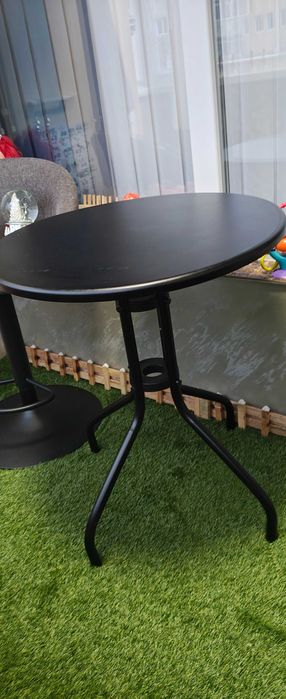 Кръгла метална маса 60см