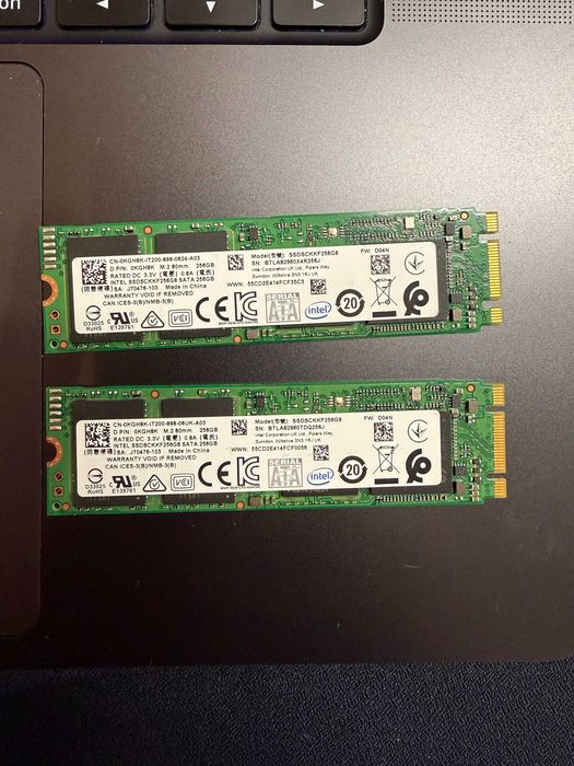 Продавам M2 Sata 256GB SSD дискове