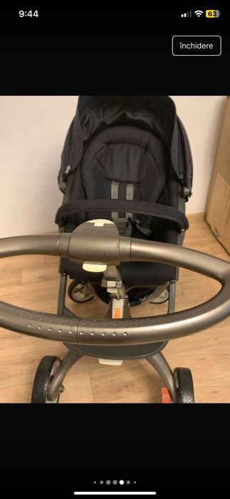 Cărucior Stokke Xplory – stare excelentă + geantă de iarnă + plasă țân