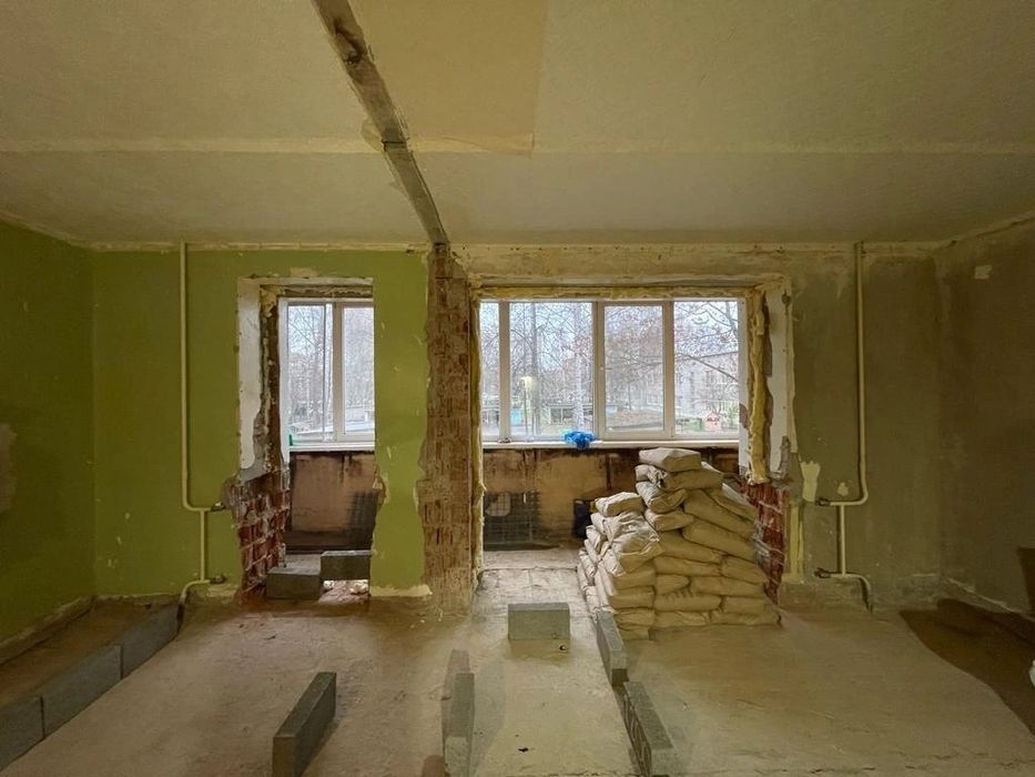 Строители, левкас, покраска