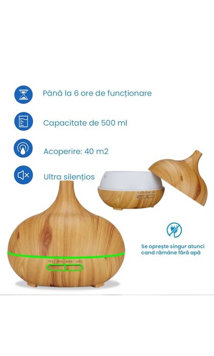 Difuzor de uleiuri esentiale 500 ml Echo Soul