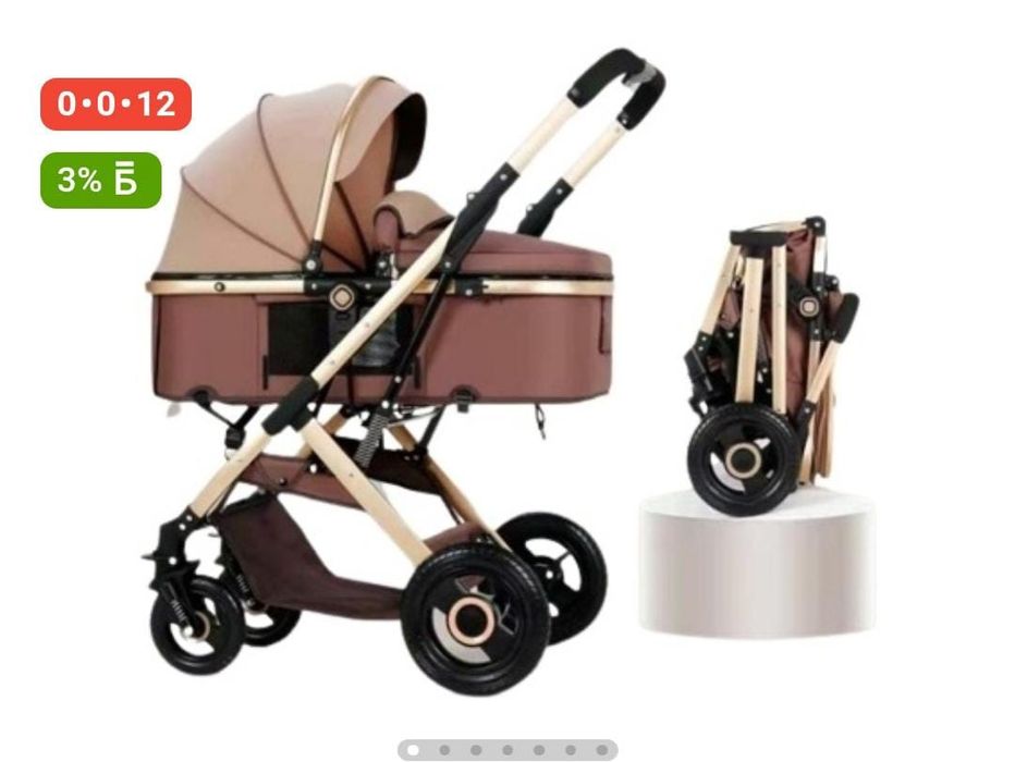 Детская коляска компактная