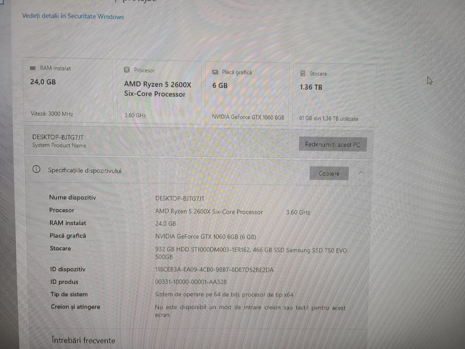 Sistem desktop gaming