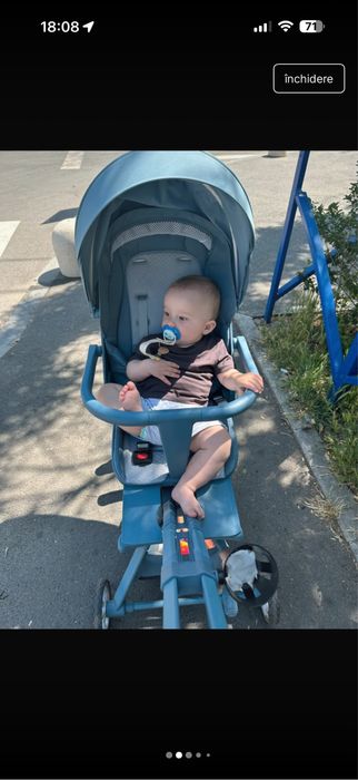 Carucior copii muzica si lumini