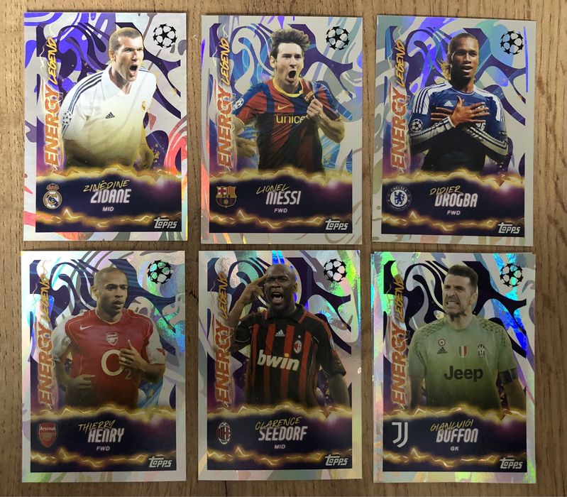 Energy Стикери Topps Шампионска Лига Champions League 2025/26