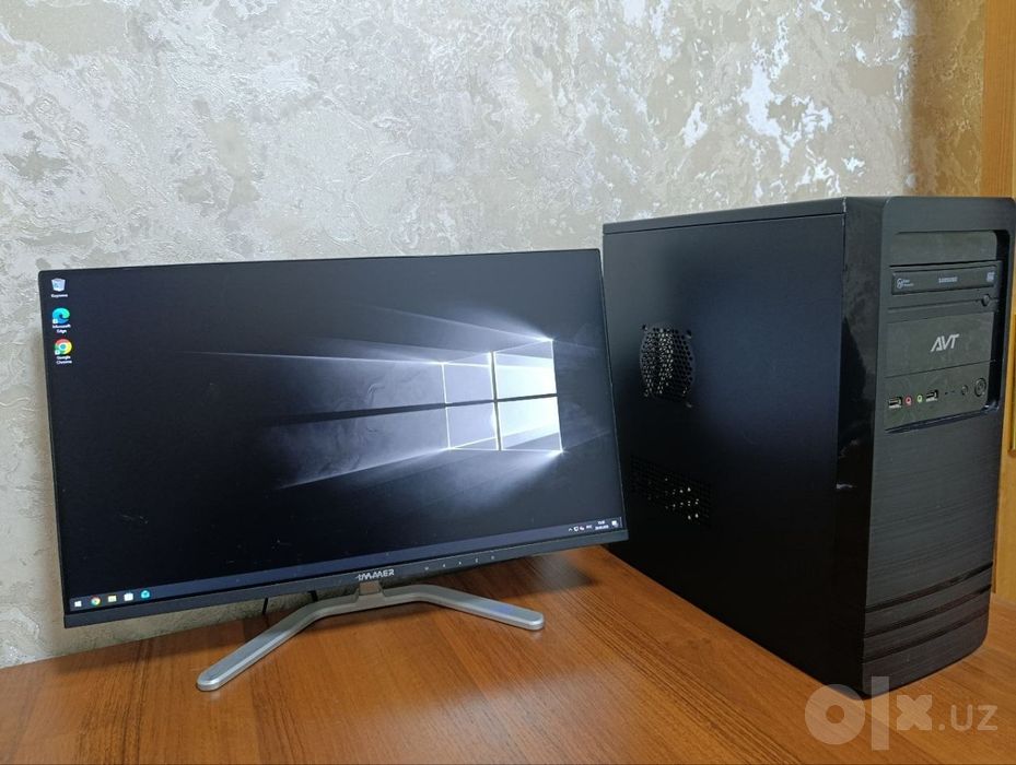 Компютер (монитор FullHD 60HZ) для игр, офиса, работы, учёбы