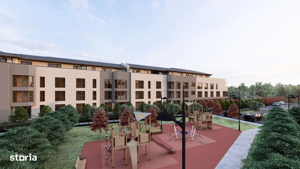 Sun Residence -- Apartament 2 camere - TIP 9 - 54 Mp - Proiect NOU -