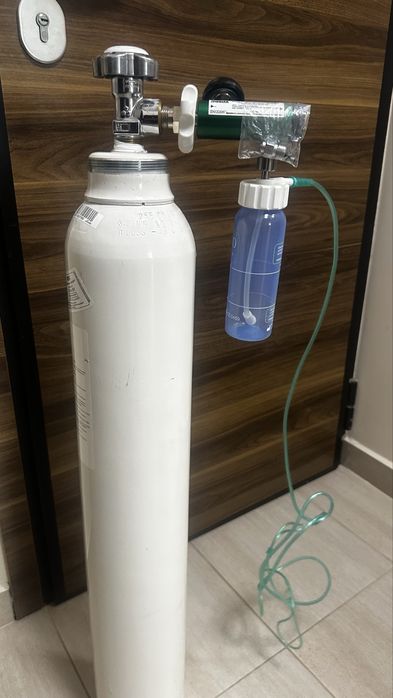 Кислородна бутилка 10L / 200 bar + редуцир и овлажнител (комплект)