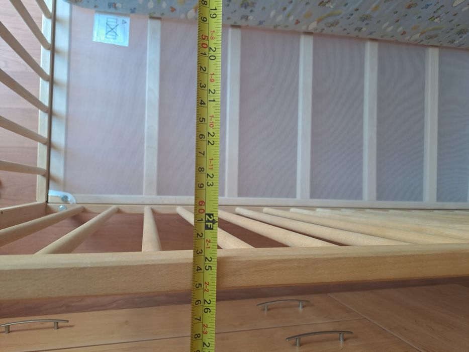 Детско/бебешко дървено легло Икея