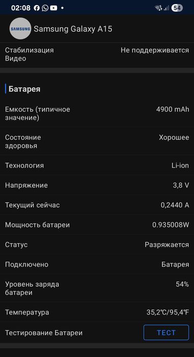 Самсунг Галакси А15 256гб