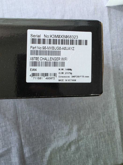 Placa de baza ASRock X870E Challenger WiFi alb ATX DDR5 256GB 5600MHz