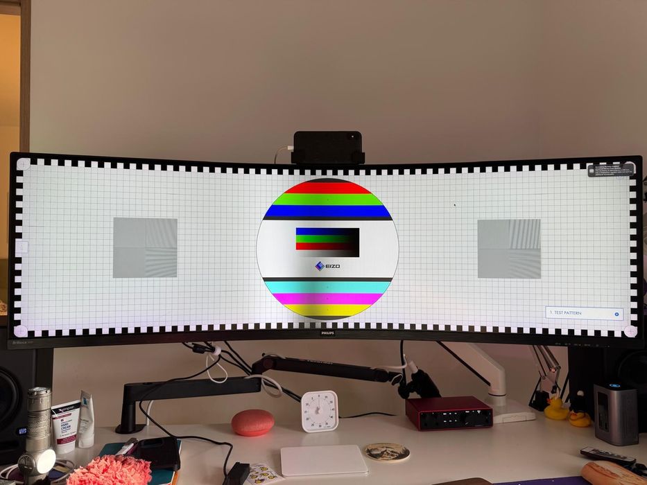 Monitor Philips 48.8 Dual Quad Hd 5K Ultra Wide Defect Piese Reparat