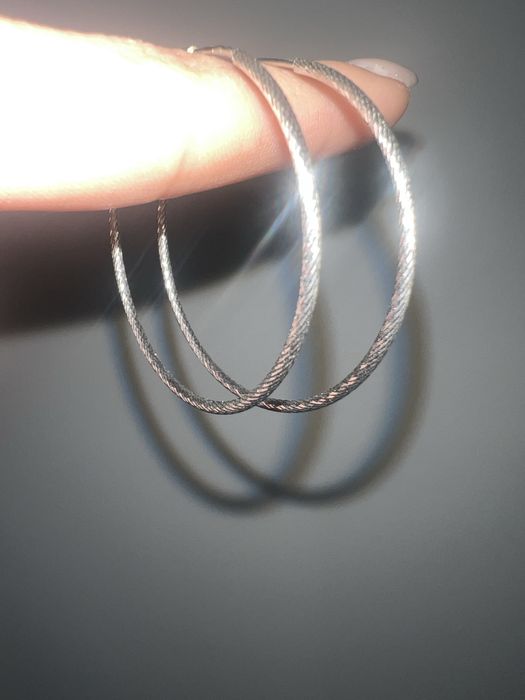Серьги с алмазными гранями
