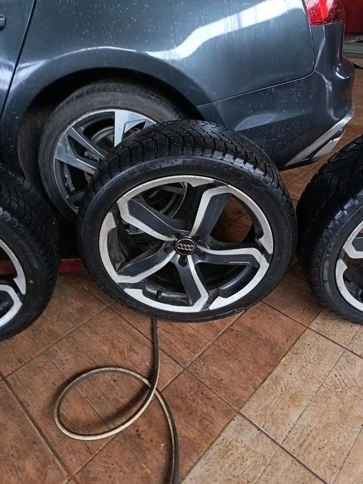 Jante R19 cu anvelope MS 255x40, Audi, WV, Skoda, BMW, Mercedes