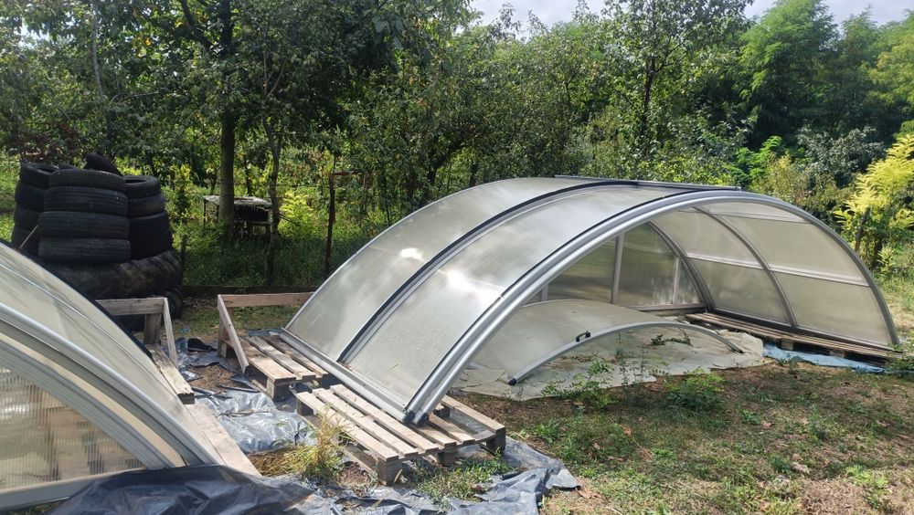 Acoperiș retractabil pentru piscina ALUKOV
