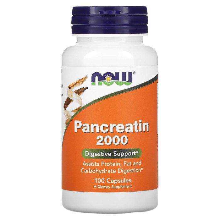 Now Foods Pancreatin 2000, 100 капсули
