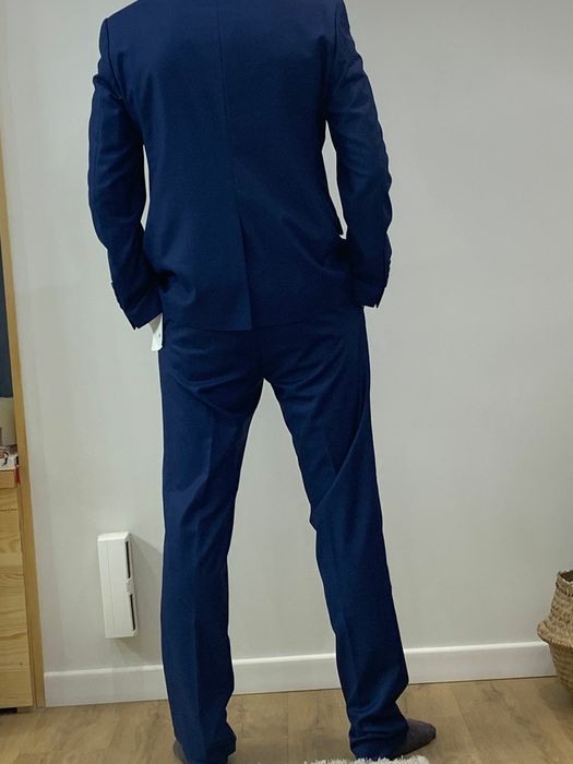 Турецкий темно синий костюм