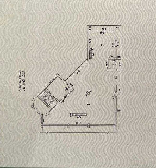 3-комнатная квартира 196 м2, новостройка, Яккасарай