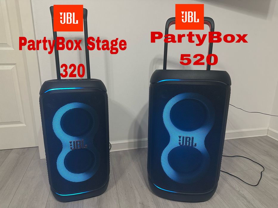Închiriez JBL PartyBox 320 & JBL PartyBox 520 – Putere și bass pentru orice petrecere!