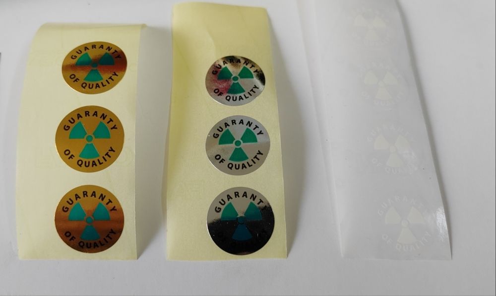 Наклейки стикеры круглые 20 мм.