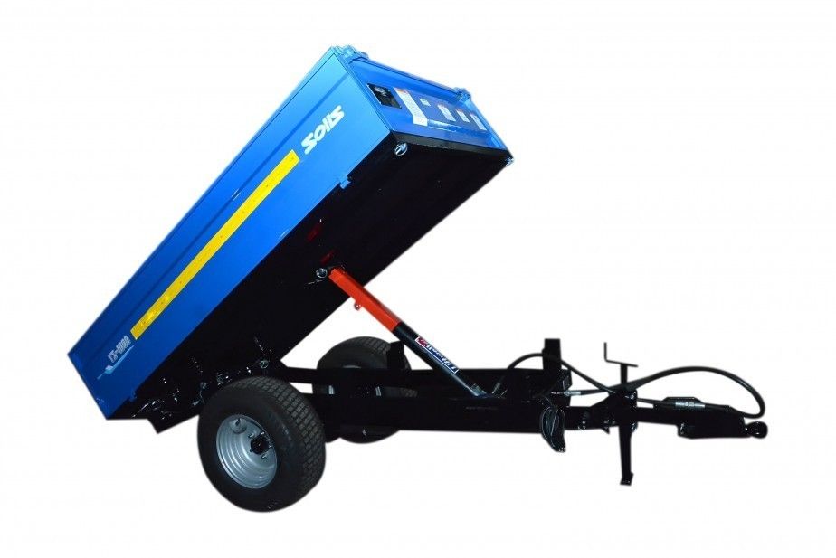 Remorca agricola 1 tone cu basculare si carte RAR