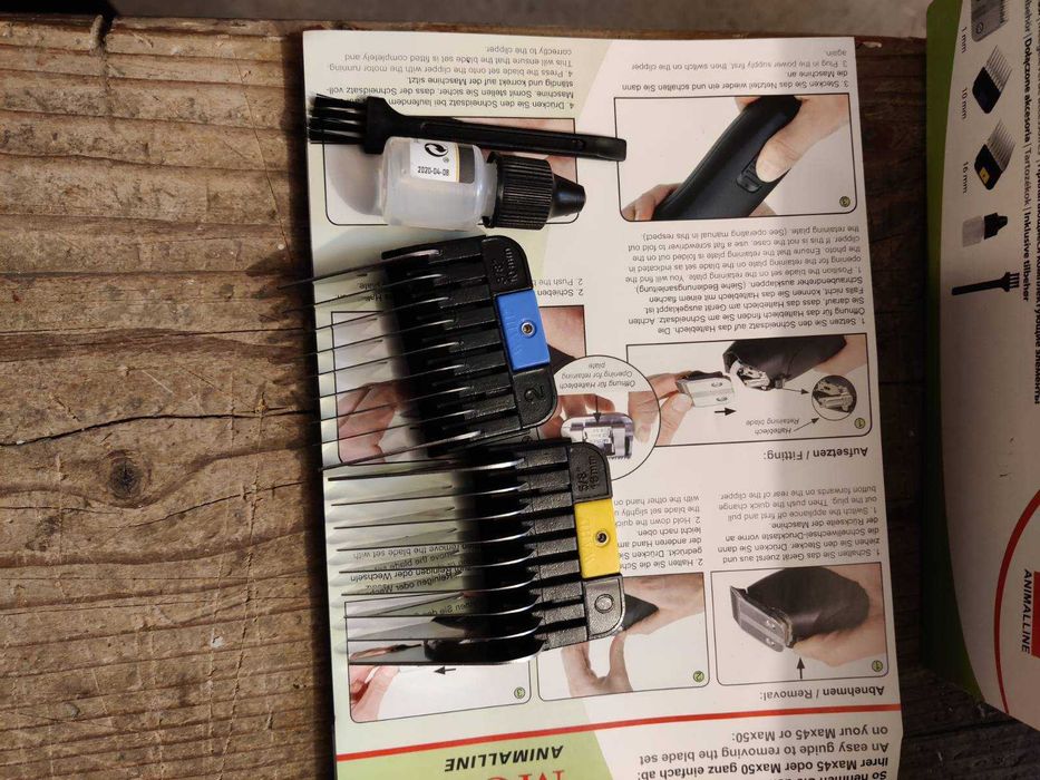 Masina germana MOSER de tuns caini - model MAX45