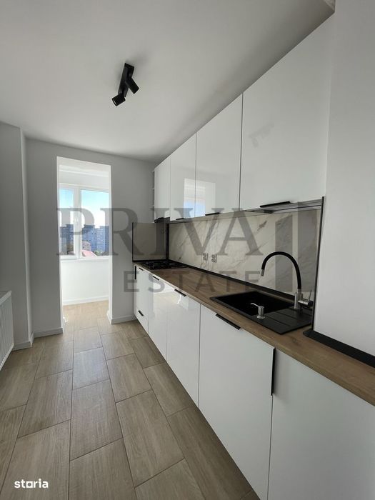 Apartament renovat 3 camere, 50 mp, etaj 9, lift, Sagului