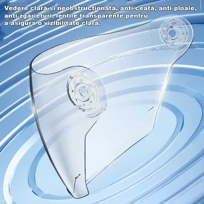 Casca Moto/Scuter unisex, marime universala, viziera detasabila, Gri