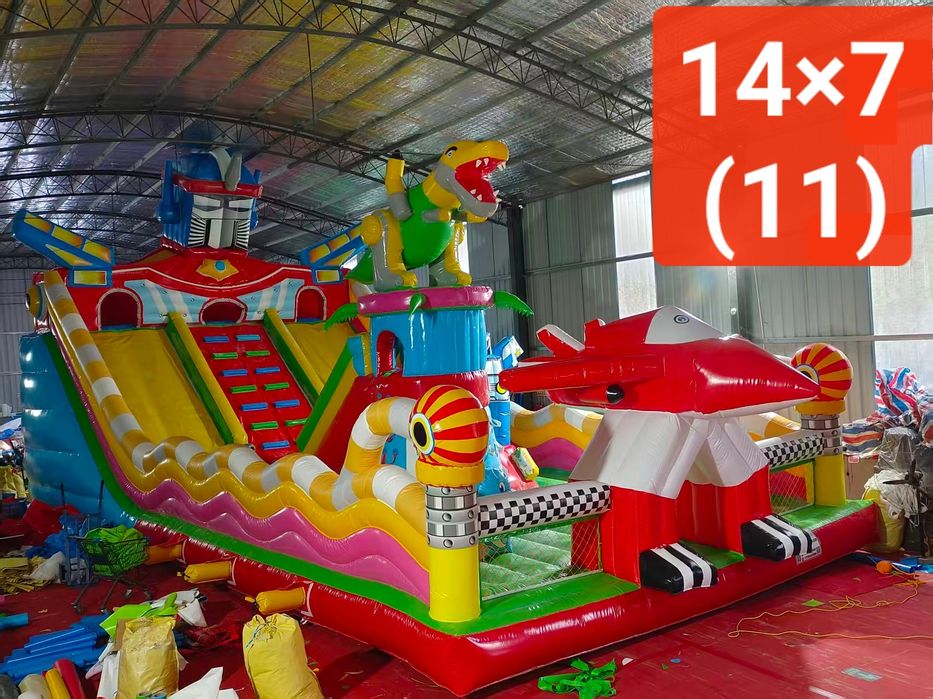 Детский площадка батут аттракцион