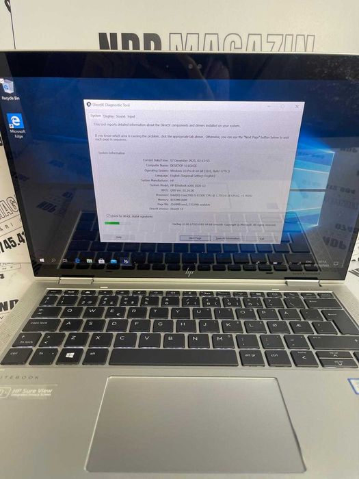 NDP Amanet NON-STOP Bld.Iuliu Maniu 69 HP ELITEBOOK X360 1030 G3(45425
