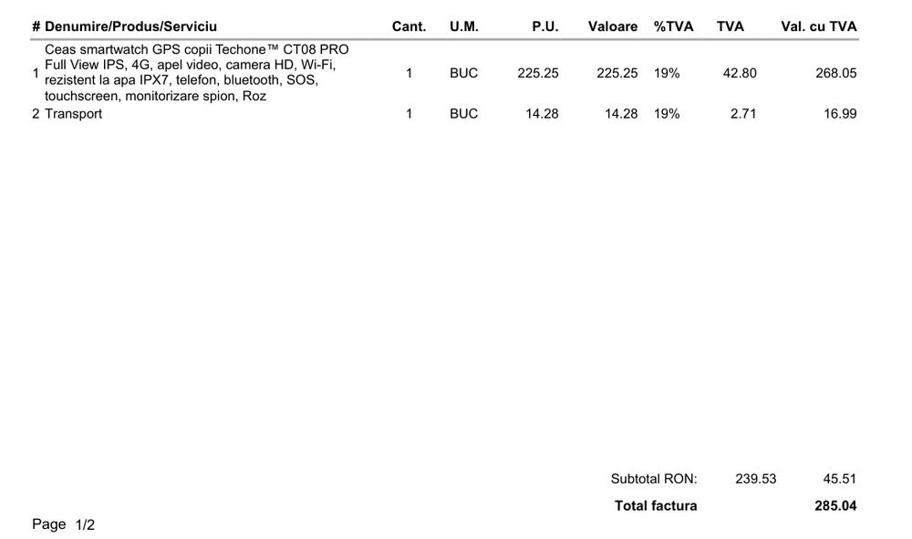 Ceas Smartwatch copii