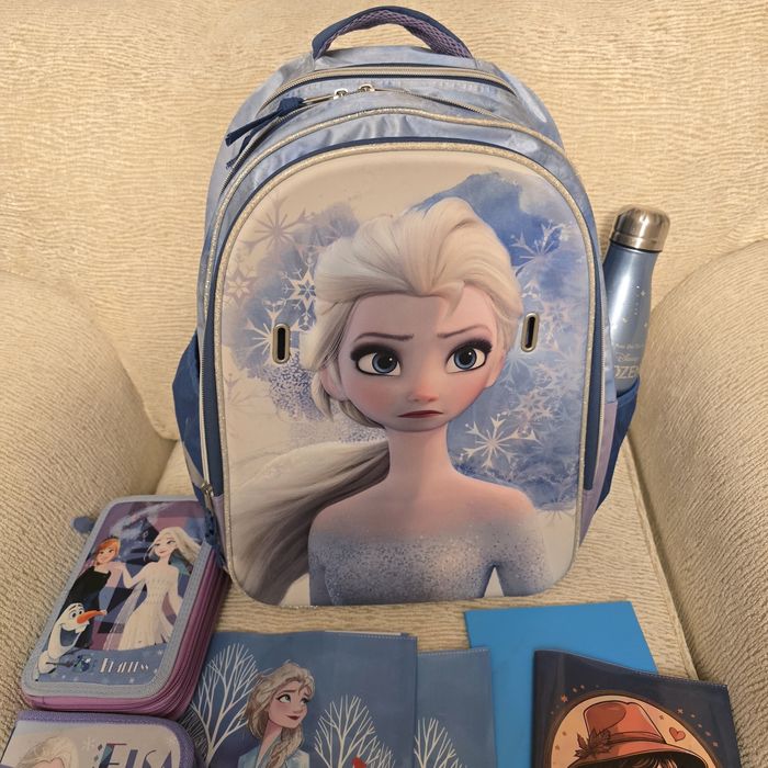 Ghiozdan ergonomic si 2 penare Elsa