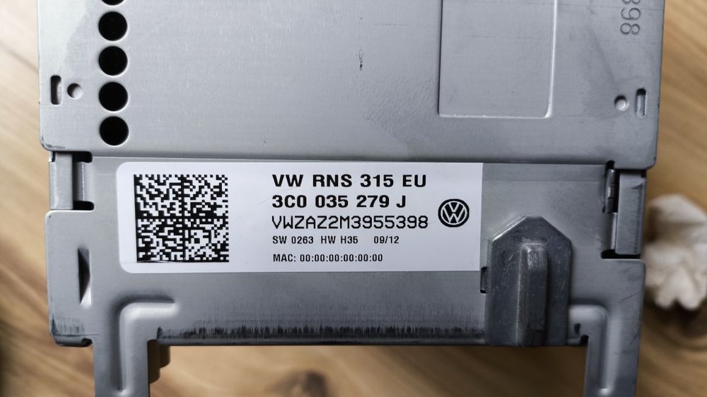 Навигация за VW  RNS 315 EU