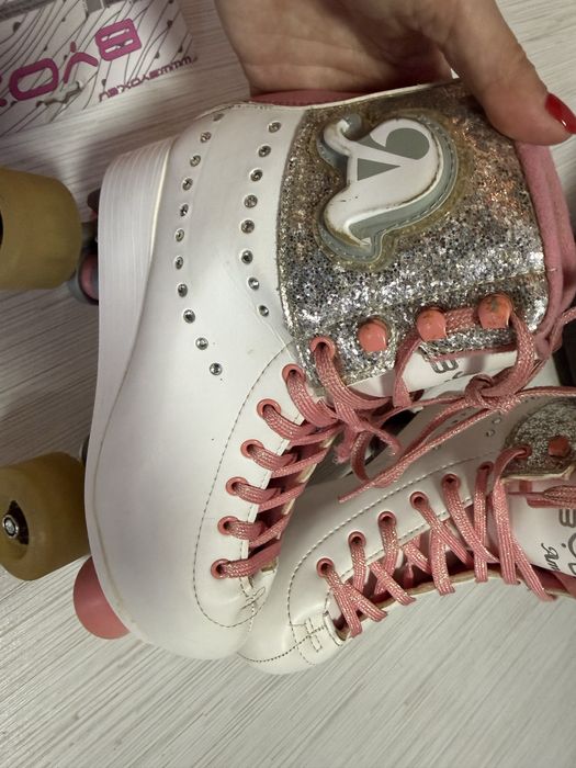 Детски кънки Byox, Amar 2, бял, 35-38, 7 + години