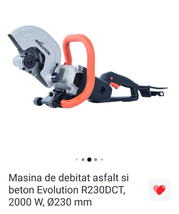 Mașină de debitat asfalt și BETON