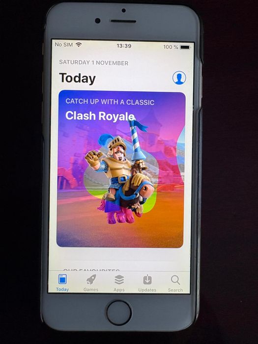 iPhone 6 Gold (Model A1586 MG492ZD/A) – 16GB stare bună + 2 carcase