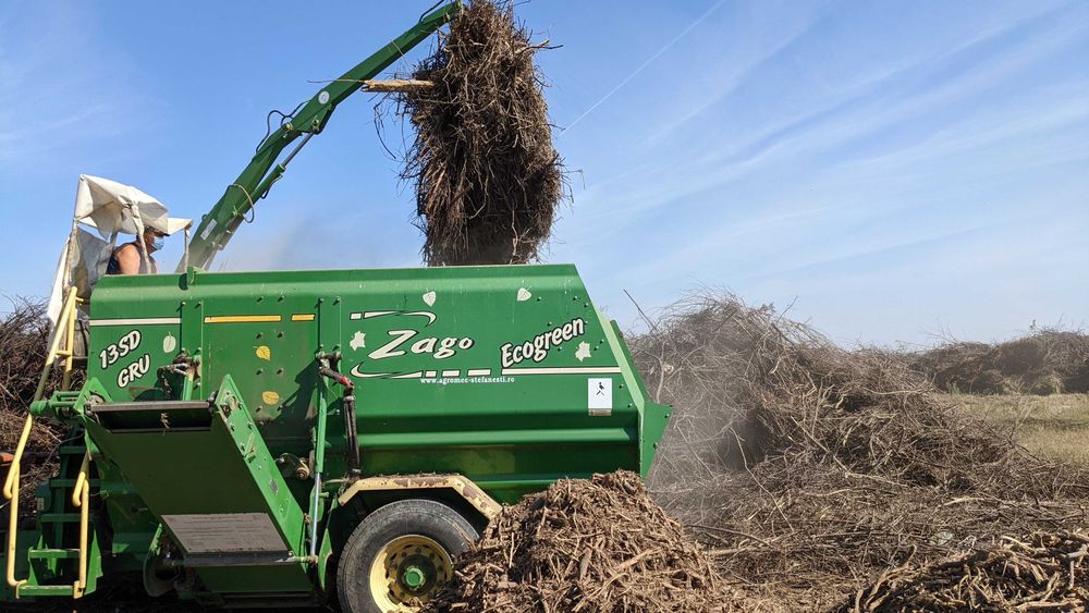 Tocător crengi și materiale vegetale Zago 9m3 / 15m3