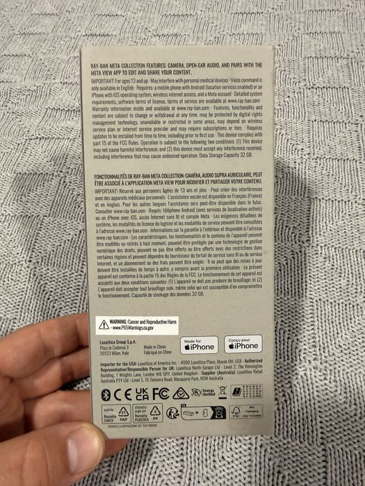 Продам очки Ray Ban meta