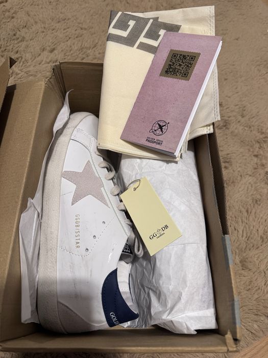 golden goose superstar navy