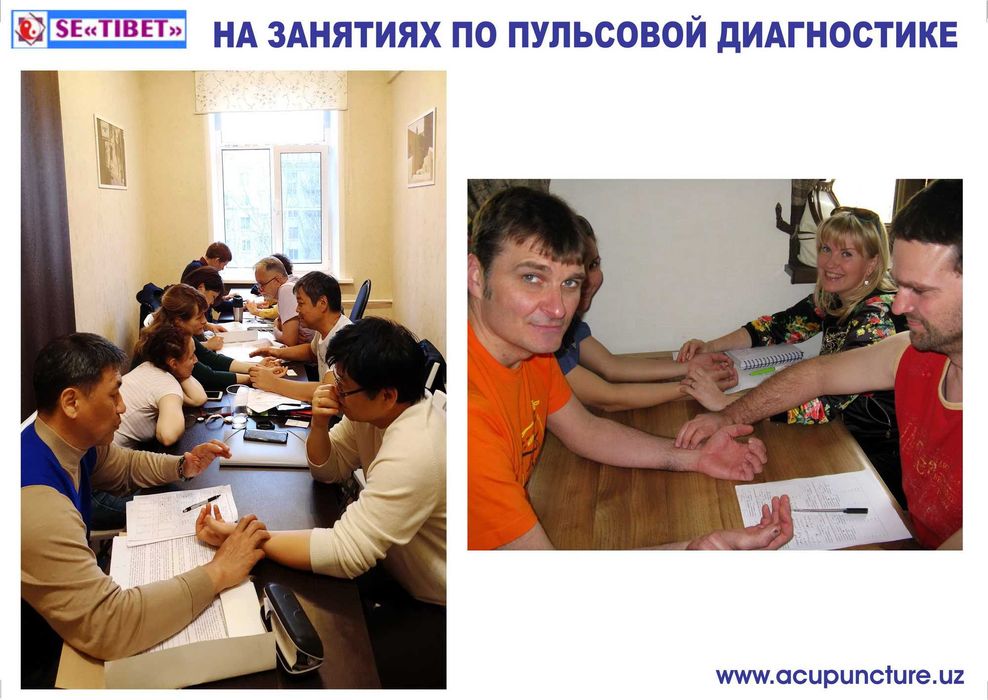 Пульсовая диагностика. Томирдан ташҳис.