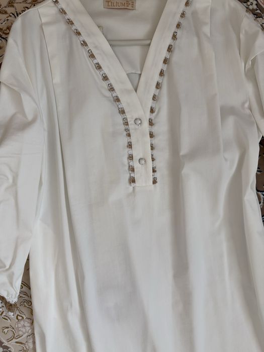 Турецкое платье белое