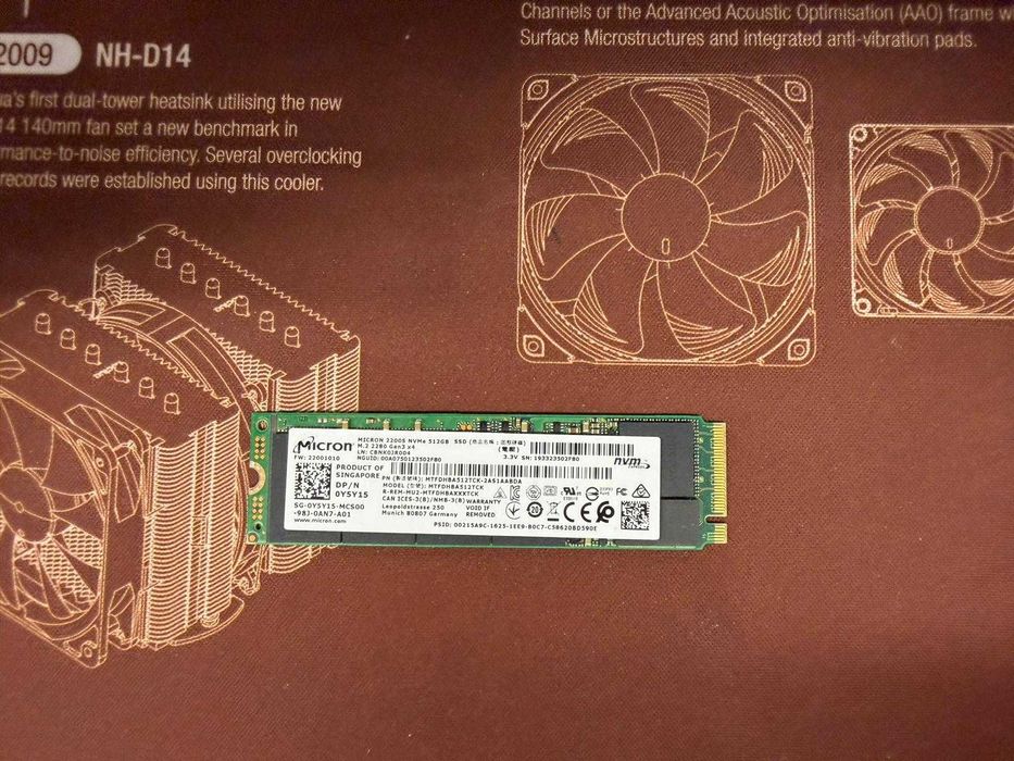 SSD M.2 NVMe 512GB – Micron 2200S